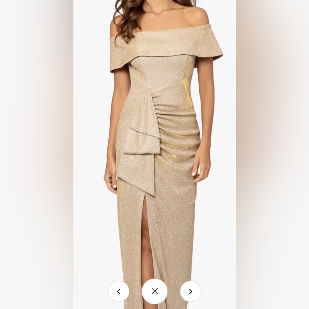 Women’s Gold Shimmer Gown